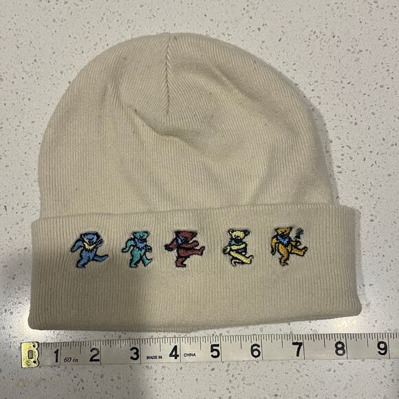 Beautiful Grateful Dead Dancing Bears Beanie - Picture 2 of 3